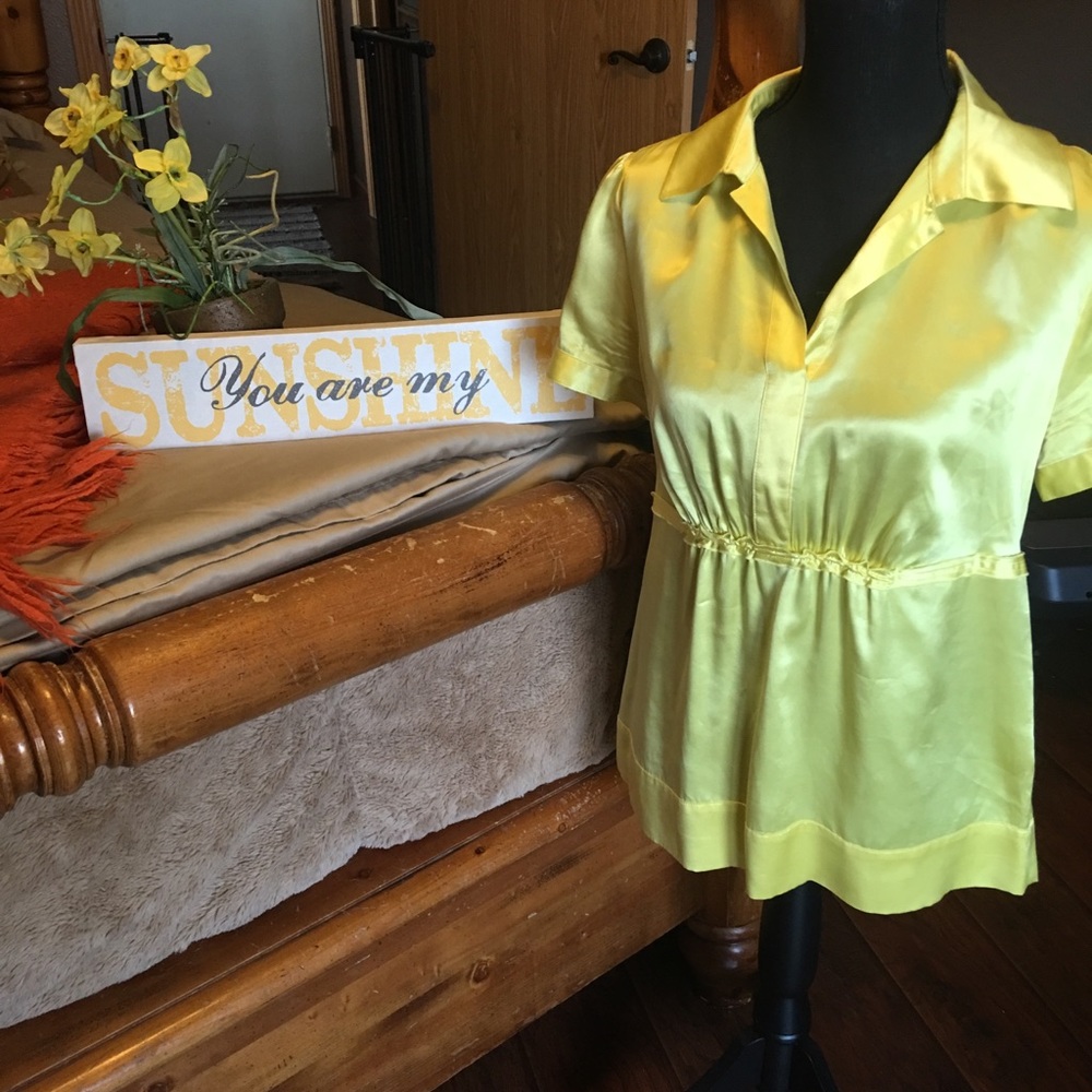 Alfani size 6 silk top